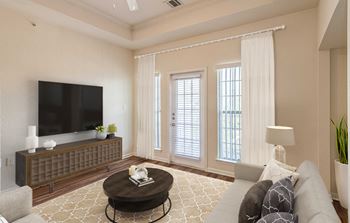 Dominium-Knolls at West Oaks-Virtually Staged Living Room